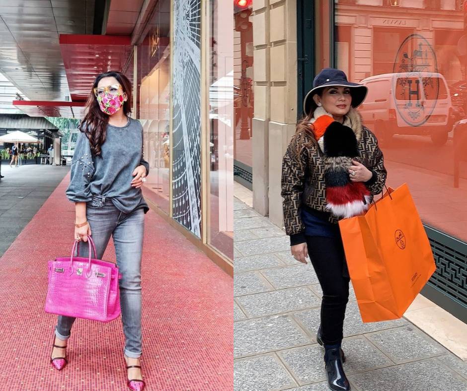 OOTD Mayangsari dan Nia Daniaty. (instagram.com/mayangsari_official / instagram.com/niadaniatynew)