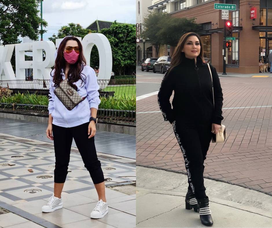 OOTD Mayangsari dan Nia Daniaty. (instagram.com/mayangsari_official / instagram.com/niadaniatynew)