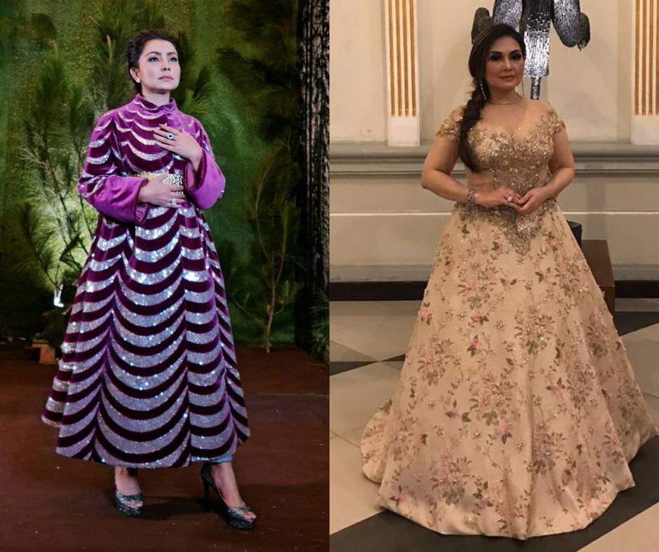 OOTD Mayangsari dan Nia Daniaty. (instagram.com/mayangsari_official / instagram.com/niadaniatynew)
