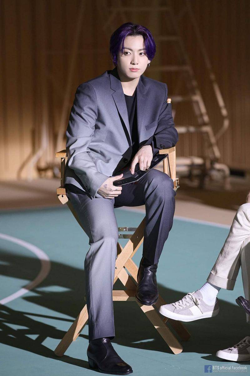 Jungkook saat syuting MV Butter (facebook.com/bangtan.official)