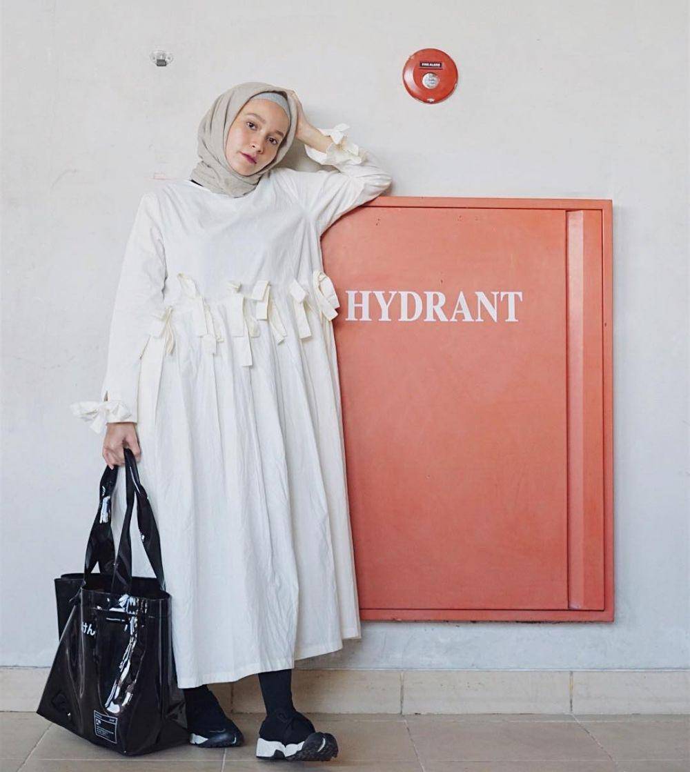 Outfit dress ala selebgram Chairunissa (instagram.com/nissachair)