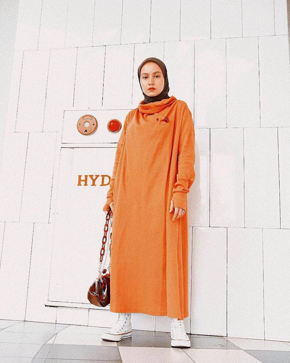 Outfit dress ala selebgram Chairunissa (instagram.com/nissachair)