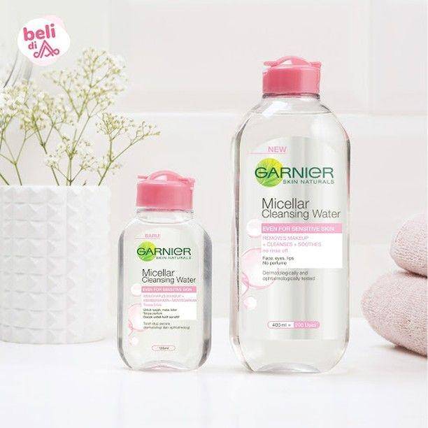 Garnier Micellar Water Pink (instagram.com/garnierindonesia/)