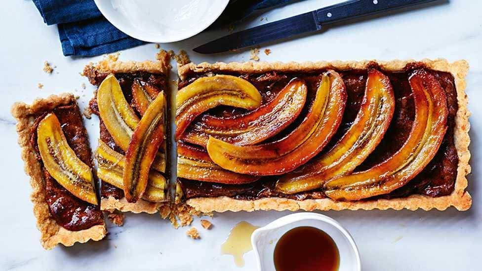 Tart dari pisang dan karamel (coles.com.au)