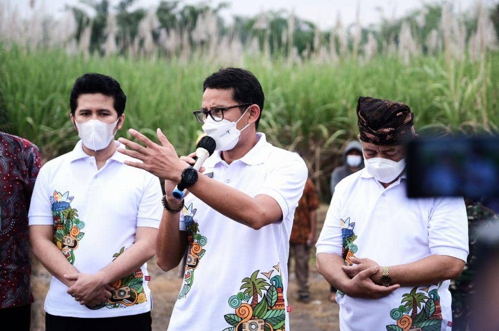 Menparekraf, Sandiaga Uno saat mengunjungi Kawasan Ekonomoi Khusus (KEK) Singosari. Dok/istimewa