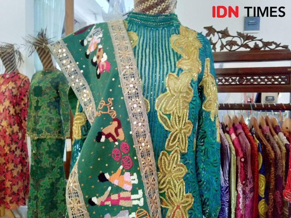 Intip Pembuatan Sulam Usus Khas Lampung, Terkenal hingga Mancanegara