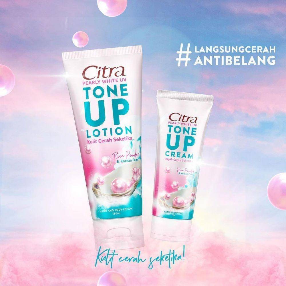 Citra Pearly White UV Tone Up Lotion. (instagram.com/cantikcitra)