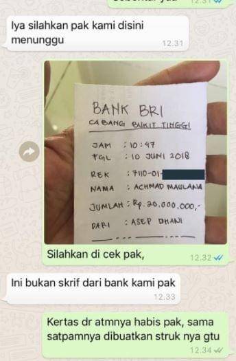 chat bukti transfer (instagram.com/recehnjir)