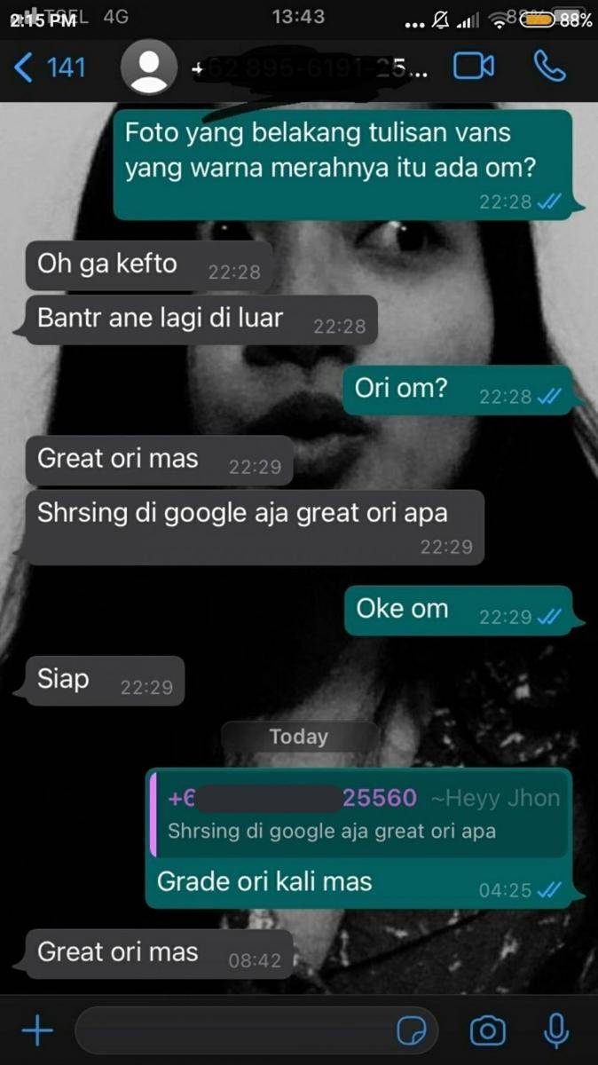 status penjual salah ketik (twitter.com/txtdarionlshop)