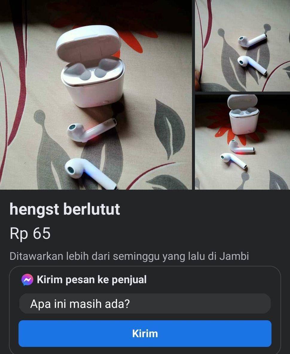 status penjual salah ketik (twitter.com/txtdarionlshop)
