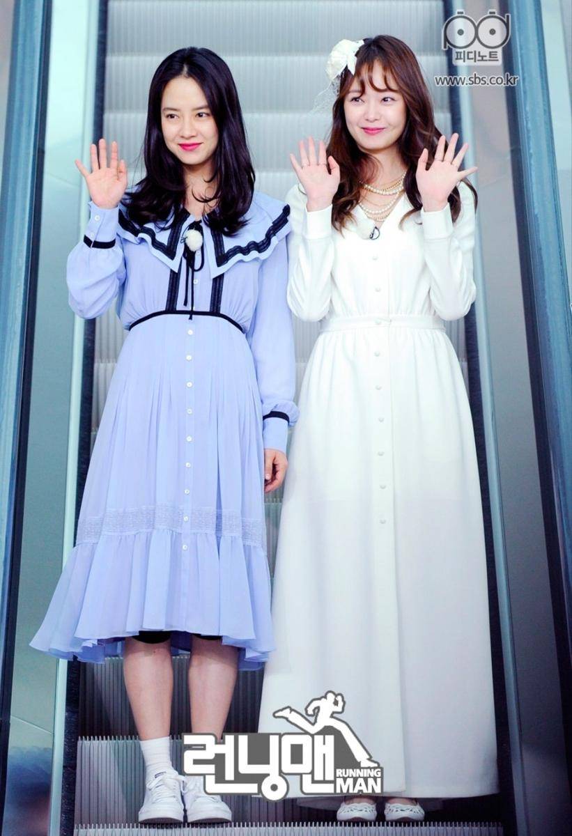 Song Ji Hyo dan Jeon So Min (instagram.com/sbs_runningman_sbs)