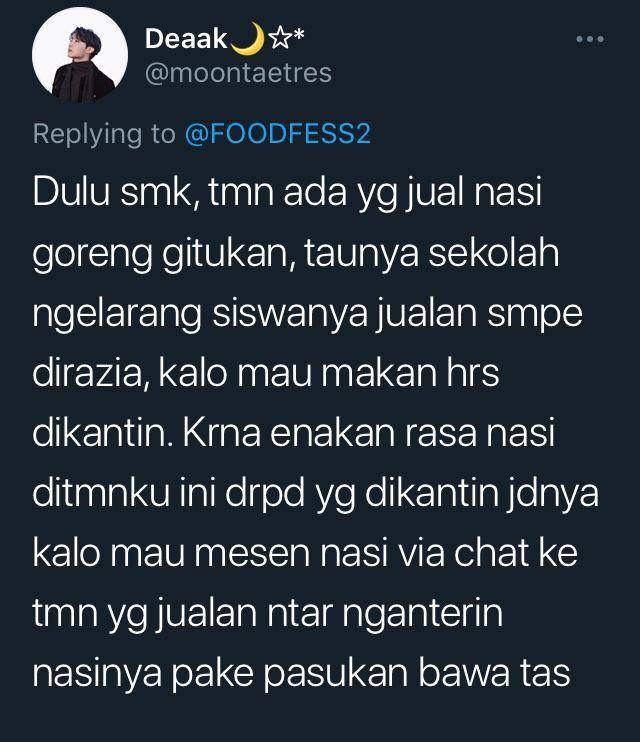 Jualan di kelas (twitter.com/moontaetres)