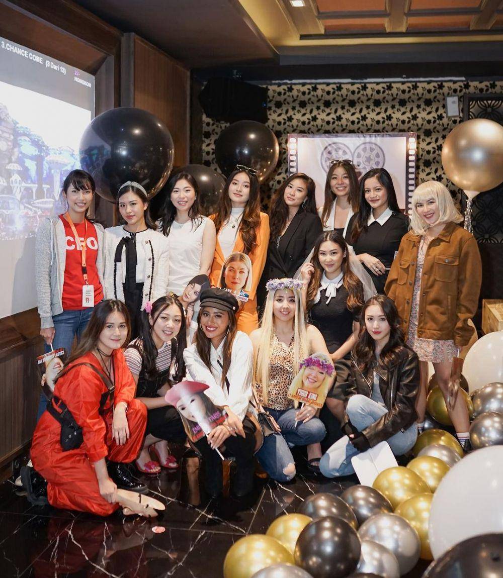 Natasha Wilona di acara bridal shower Karen Vendela (instagram.com/karbearv)