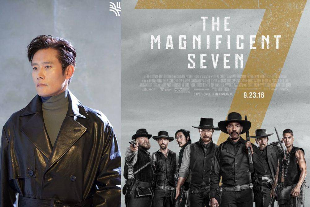 Lee Byun Hyun (instagram.com/bhent_official) I poster film The Magnificent Seven (instagram.com/mag7movie)