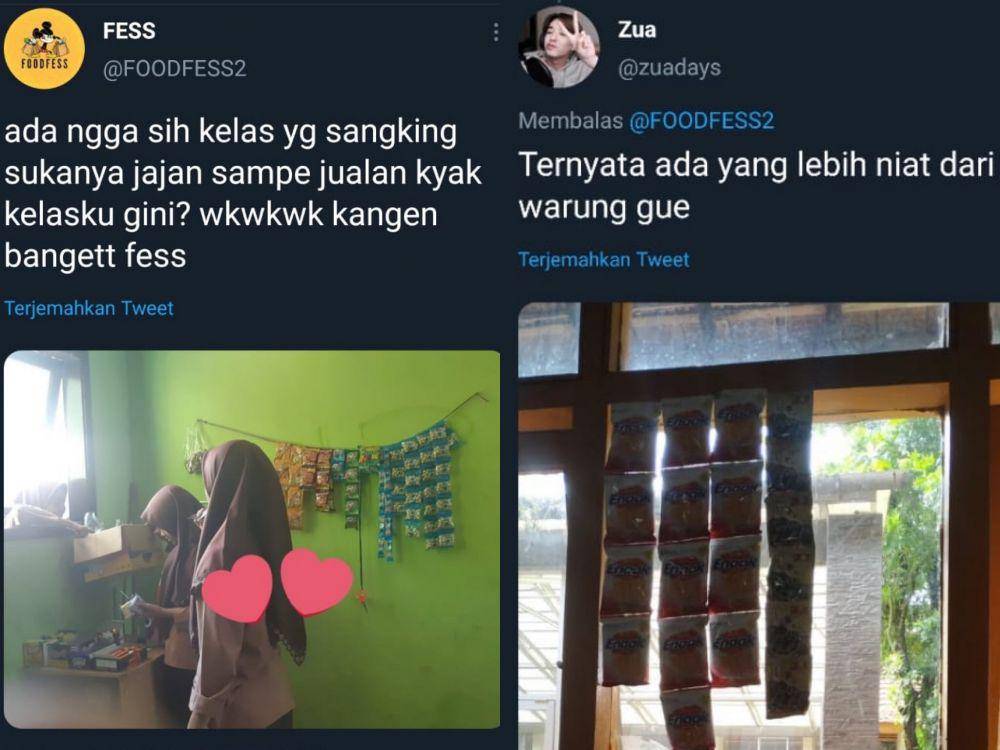 Jualan di kelas (twitter.com/foodfess2 | twitter.com/zuadays)