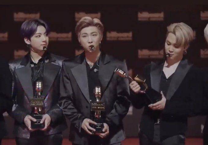 BTS di BMAs 2021 (twitter.com/BBMAs)