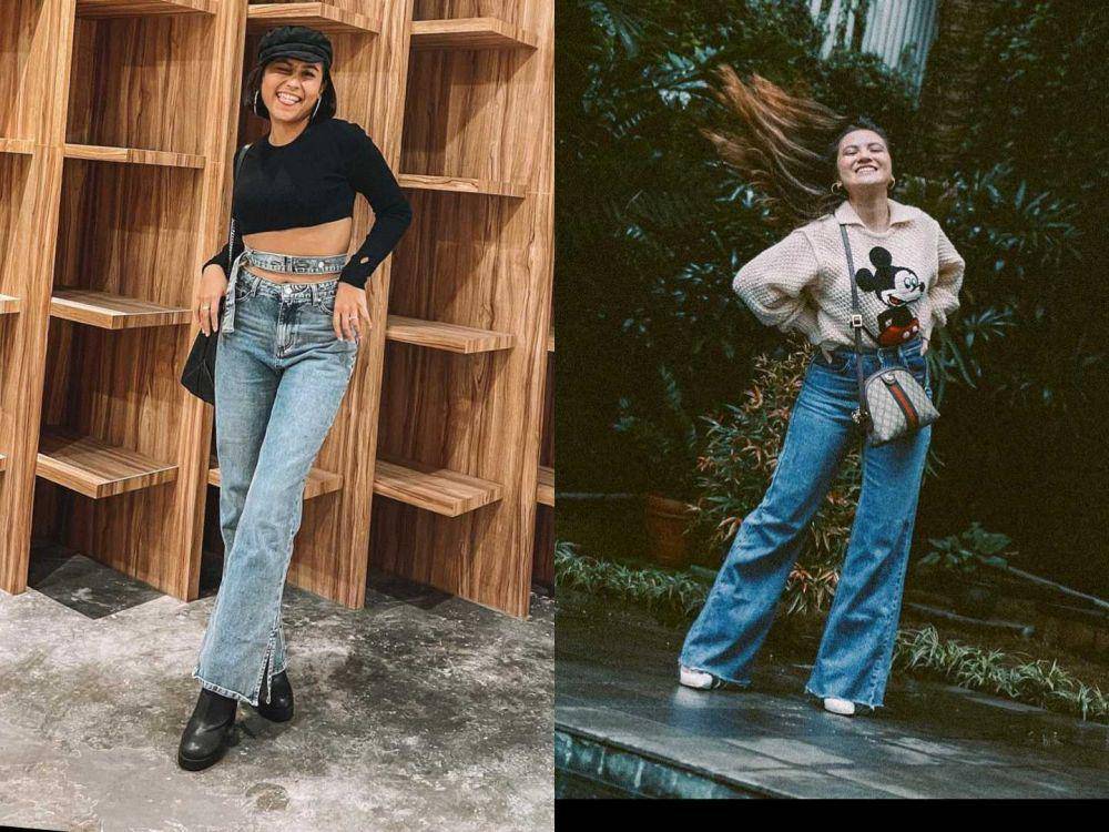 Awkarin dan Marsha Aruan dengan wide-leg pants (instagram.com/awkarin | instagram.com/aruanmarsha)