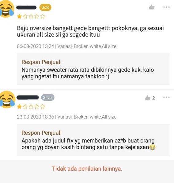 penilaian marketplace shopee (twitter.com/txtdarionlshop)