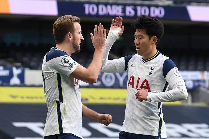 Harry Kane dan Son Heung-Min (premierleague.com/ANDY RAIN)