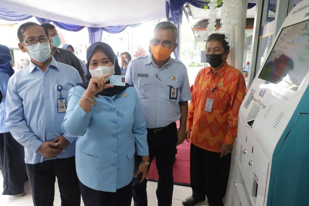 Peresmian Anjungan Dukcapil Mandiri di Kabupaten Sleman. Dok: istimewa