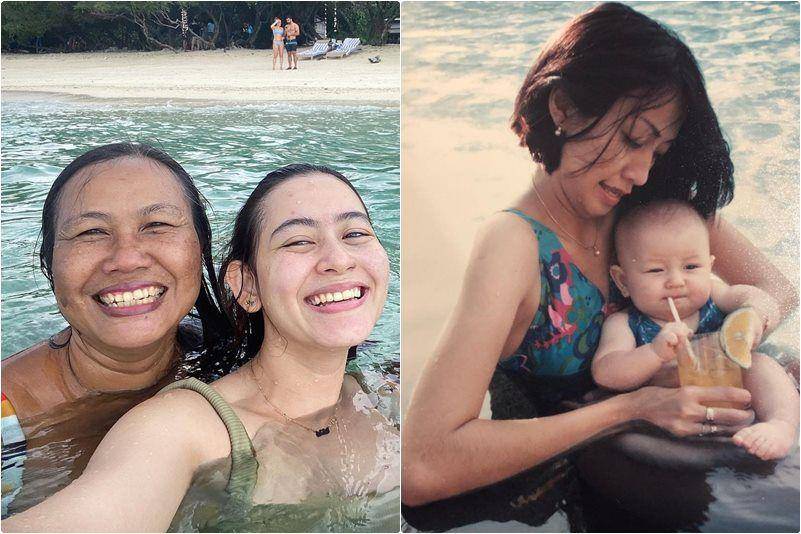 Potret masa kecil artis blasteran dengan ibu asli Indonesia (instagram.com/laura_theux I instagram.com/irvina_zainal)