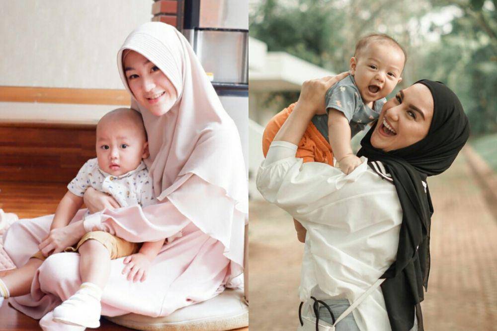 Larissa Chou dan Irish Bella saat bersama anak. (instagram.com/larissachou | instagram.com/_irishbella_)