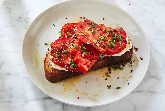 ilustrasi tomato toast (www.bonappetit.com)