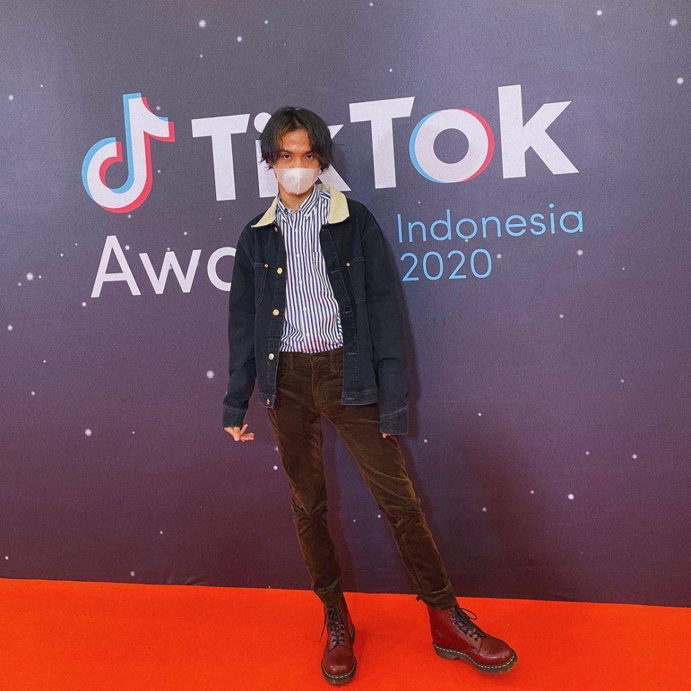 Kaffa Nugroho di red carpet TikTok Awards Indonesia 2020. (Instagram.com/kaffanugroho)