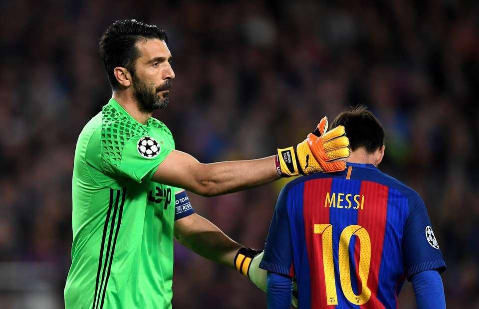 (Buffon vs FC Barcelona) barcabuzz.com