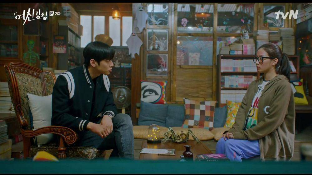 ilustrasi percakapan dari cuplikan drama Korea True Beauty (Dok. tvN via dramabeans.com)