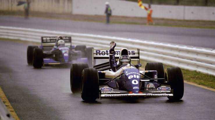 Damon Hill pada GP Jepang 1994 (formula1.com)