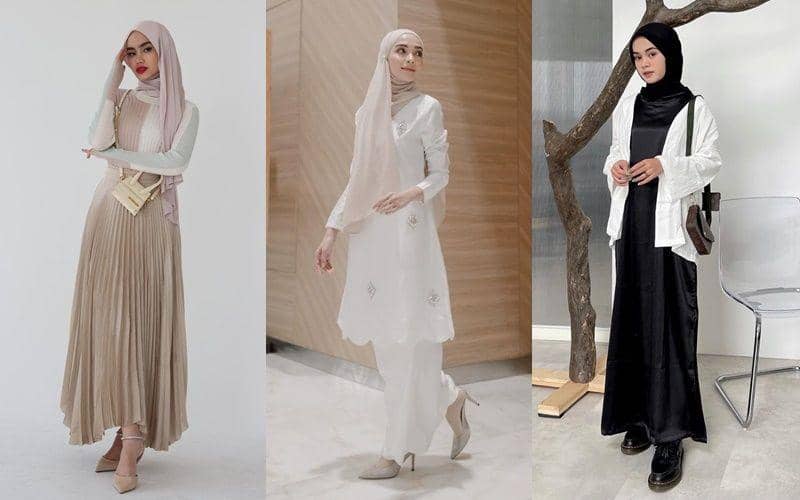 9 Ide Hijab Look Simpel buat Kondangan dengan Pasmina, Yakin Gak Mau?