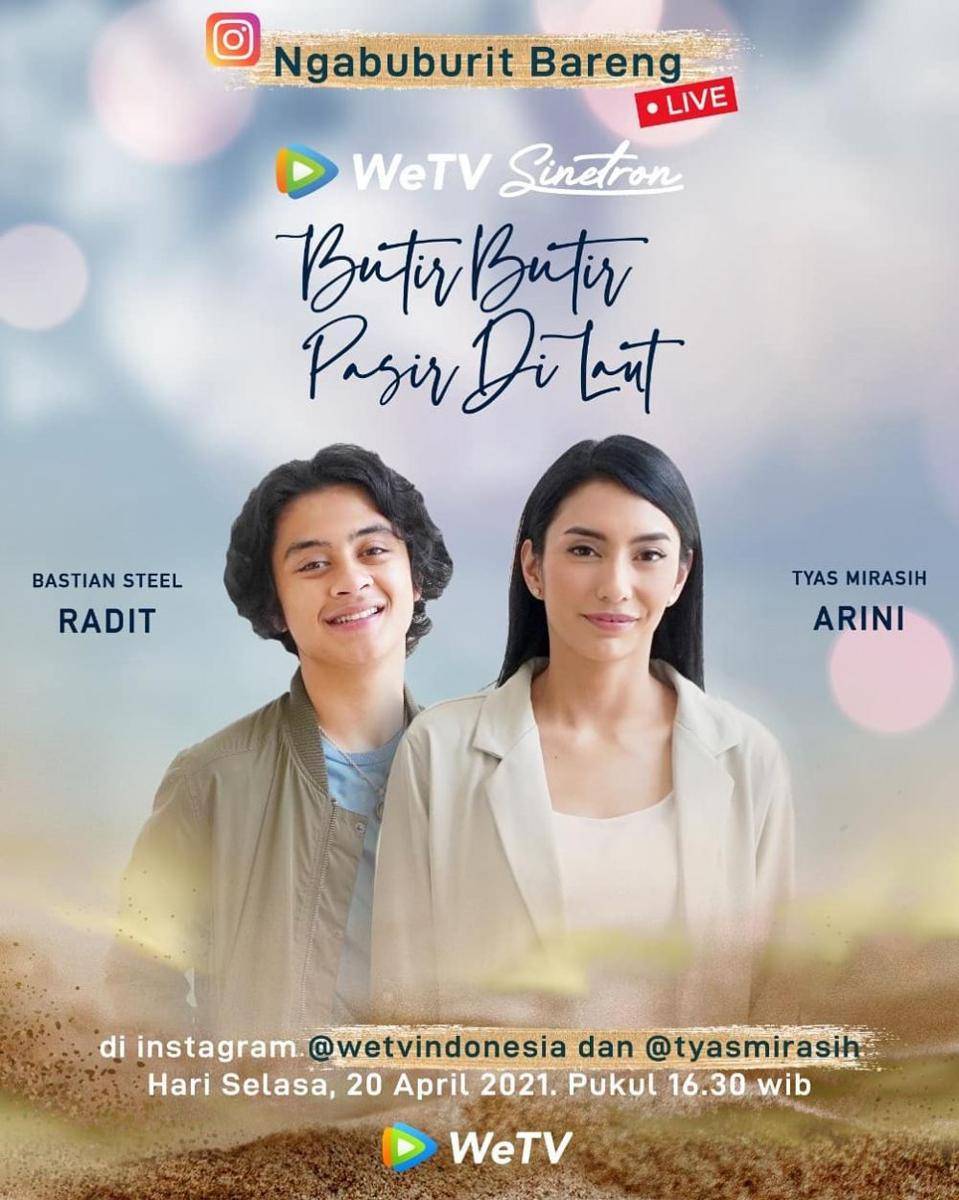 poster web series Butir-Butir Pasir di Laut (instagram.com/bbpdl_official)