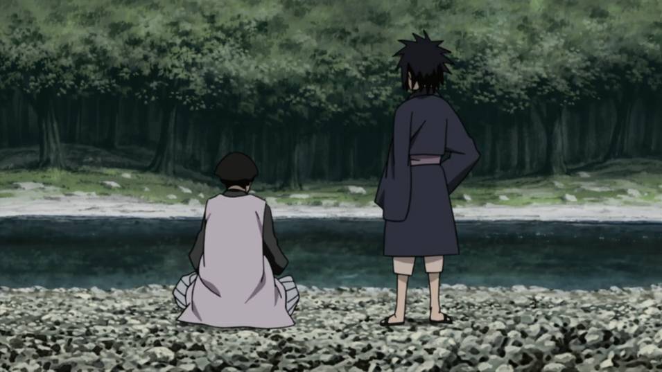 Pertemuan pertama Hashirama dan Madara. (dok. Crunchyroll/Naruto: Shippuden)