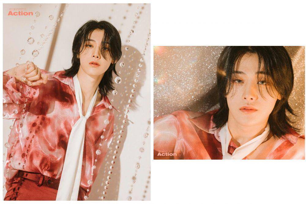 Yongha WEi di konsep foto 1 Mini Album 'IDENTITY : Action'. (twitter.com/WEi__Official)