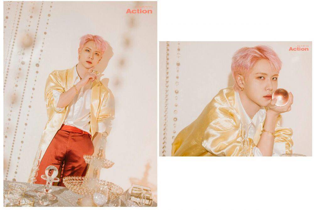 Donghan WEi di konsep foto 1 Mini Album 'IDENTITY : Action'. (twitter.com/WEi__Official)