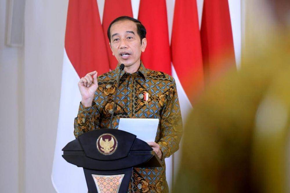 Presiden Jokowi membuka Rapat Koordinasi Nasional Pengawasan Intern Pemerintah Tahun 2021 (dok. Biro Pers Kepresidenan)