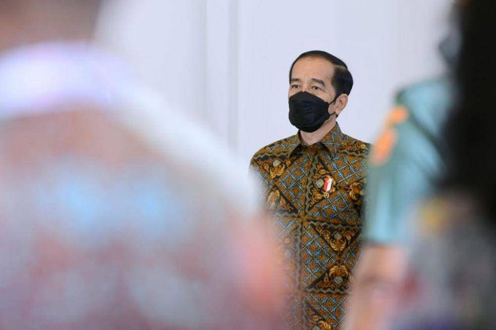 Presiden Jokowi membuka Rapat Koordinasi Nasional Pengawasan Intern Pemerintah Tahun 2021 (dok. Biro Pers Kepresidenan)