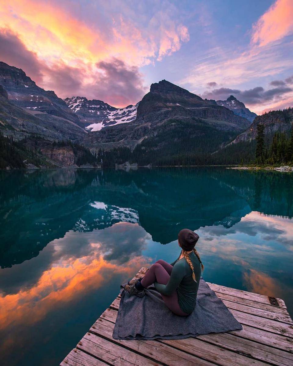 Danau O'Hara di Taman Nasional Yoho (instagram.com/ekkomoon)
