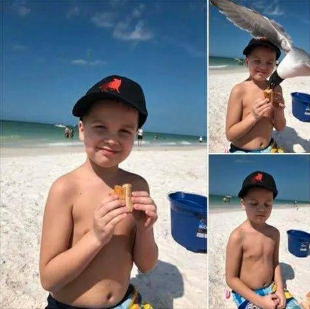 kejadian lucu saat liburan di pantai (diply.com)