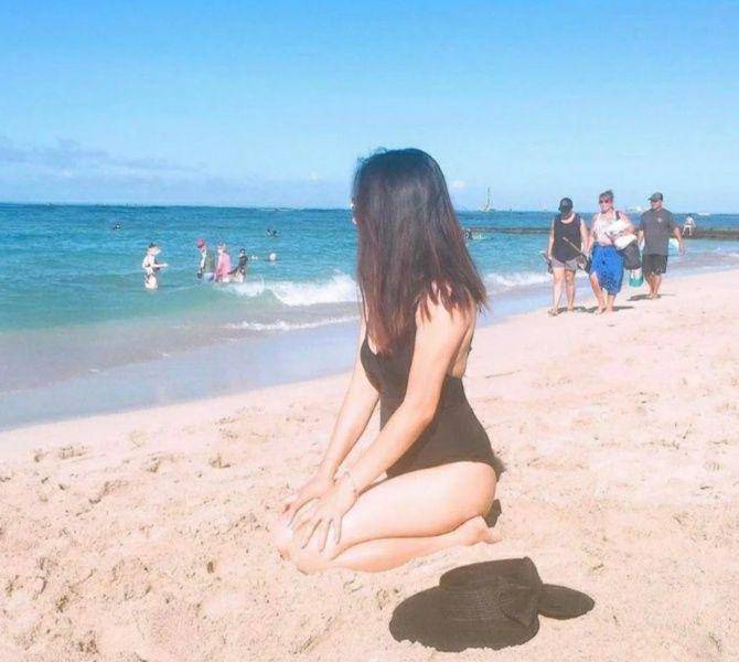 kejadian lucu saat liburan di pantai (reddit.com/confusing_perspective)