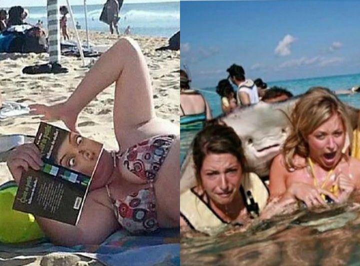 kejadian lucu saat liburan di pantai (escape.co.au | liveabout.com)