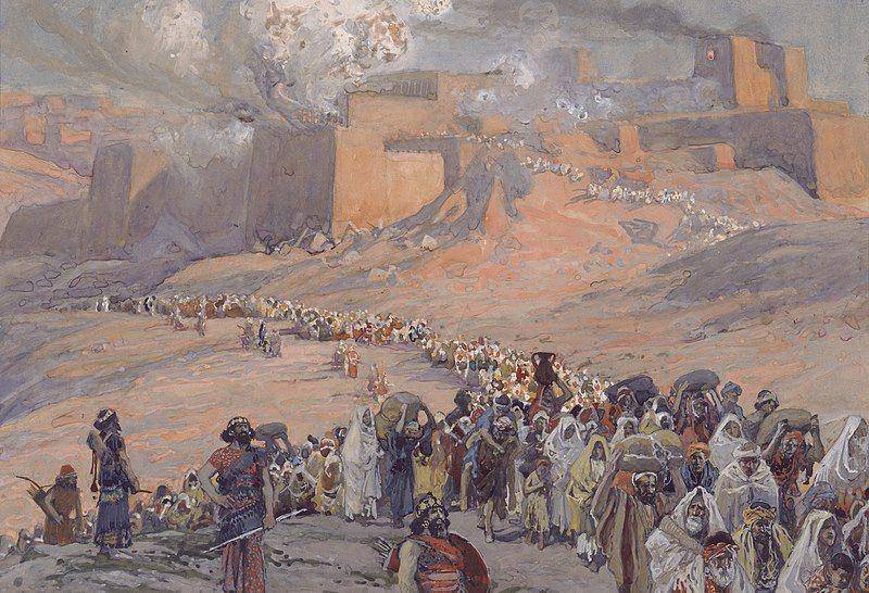 Lukisan Pembuangan ke Babilonia di Museum Yahudi, New York, NY. (commons.wikimedia.org)