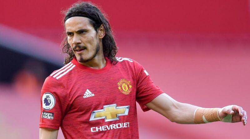 Edinson Cavani bersama Manchester United (junipersports.com)