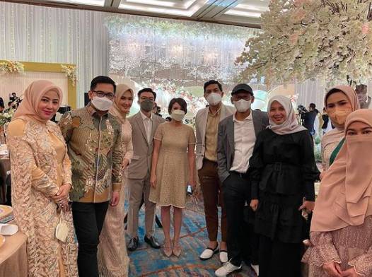 Artis yang hadir di resepsi Ifan - Citra (instagram.com/dedi_suherman)