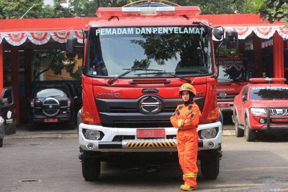 Bintania Purnomo, operator pengemudi mobil Damkar Dinas Kebakaran dan Penanggulangan Bencana Kota Bandung  (dok. istimewa)