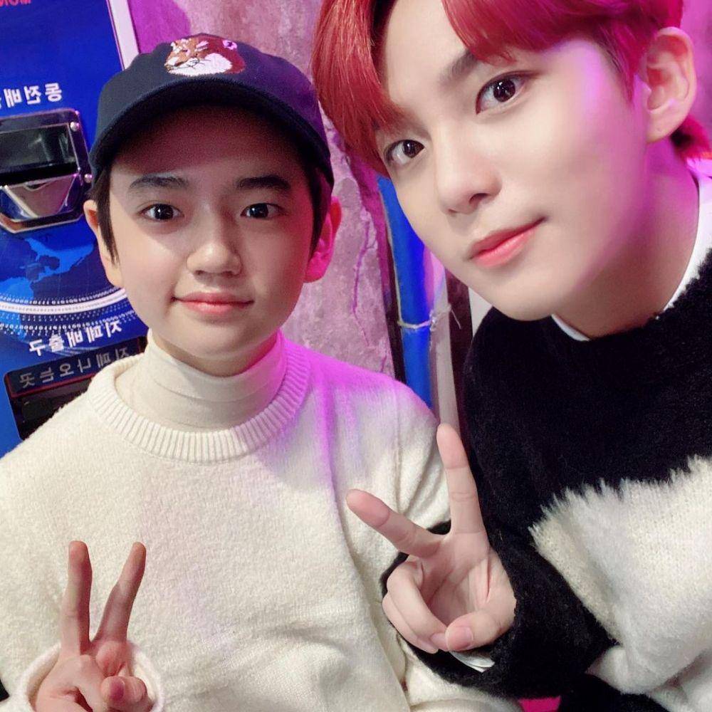 Kim Kang Hoon dan Jongho ATEEZ (instagram.com/ateez_official)