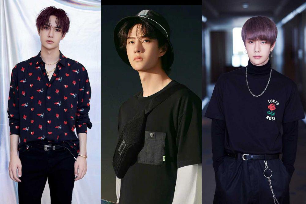 10 Potret Stunning Aktor Tiongkok Wang Yibo Kenakan Outfit Hitam