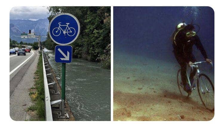 tanda lalu lintas sepeda (twitter.com/butoable)