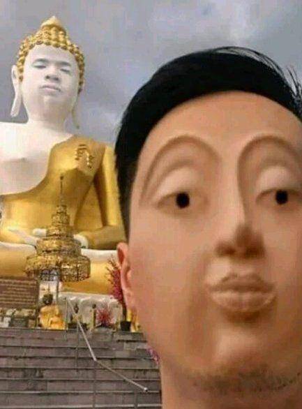 potret selfie tukar wajah (twitter.com/kyutiesharuharu)